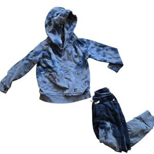 Munster Boy's Blue Tie Dye Jogger Set Size: 6
